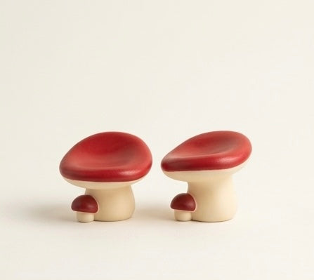 ByTheLeaf Mushroom Miniatures for Terrariums & Tray Gardens- Set of 2