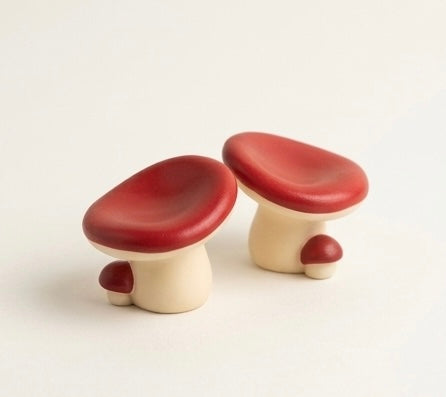 ByTheLeaf Mushroom Miniatures for Terrariums & Tray Gardens- Set of 2