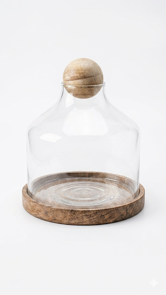 Terrarium Container with Lid & Tray