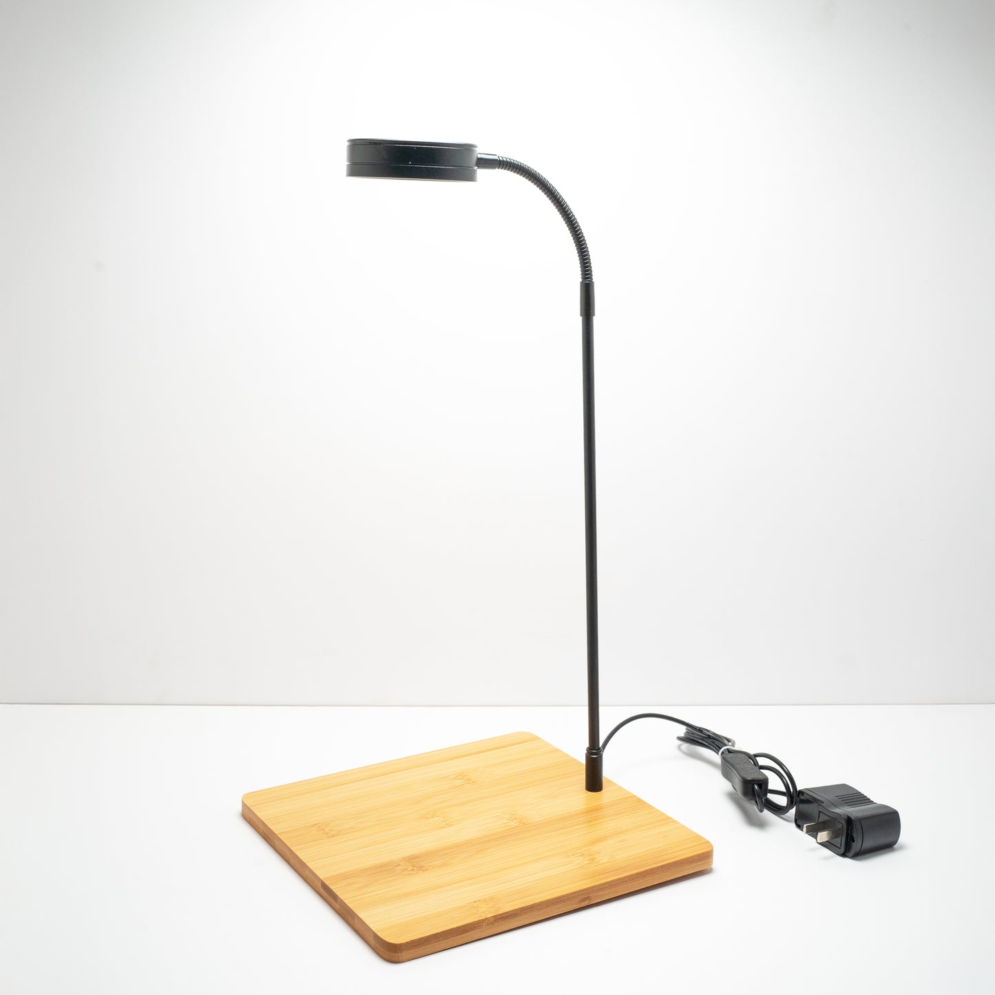Terrarium Light With Wooden Base